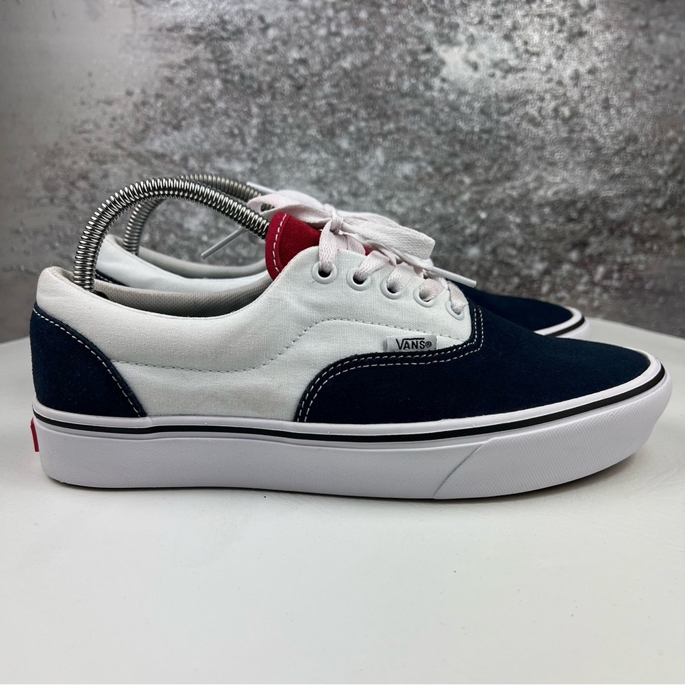 527 Vans 8 men’s ladies 9.5 blue white suede canvas sneakers